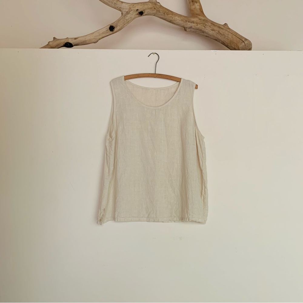 Vintage Linen Tank Top